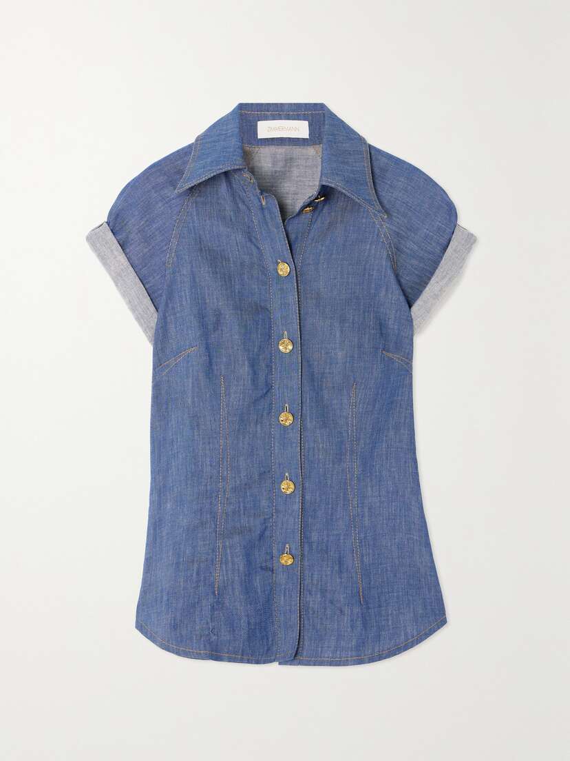 Zimmermann Matchmaker Denim Shirt