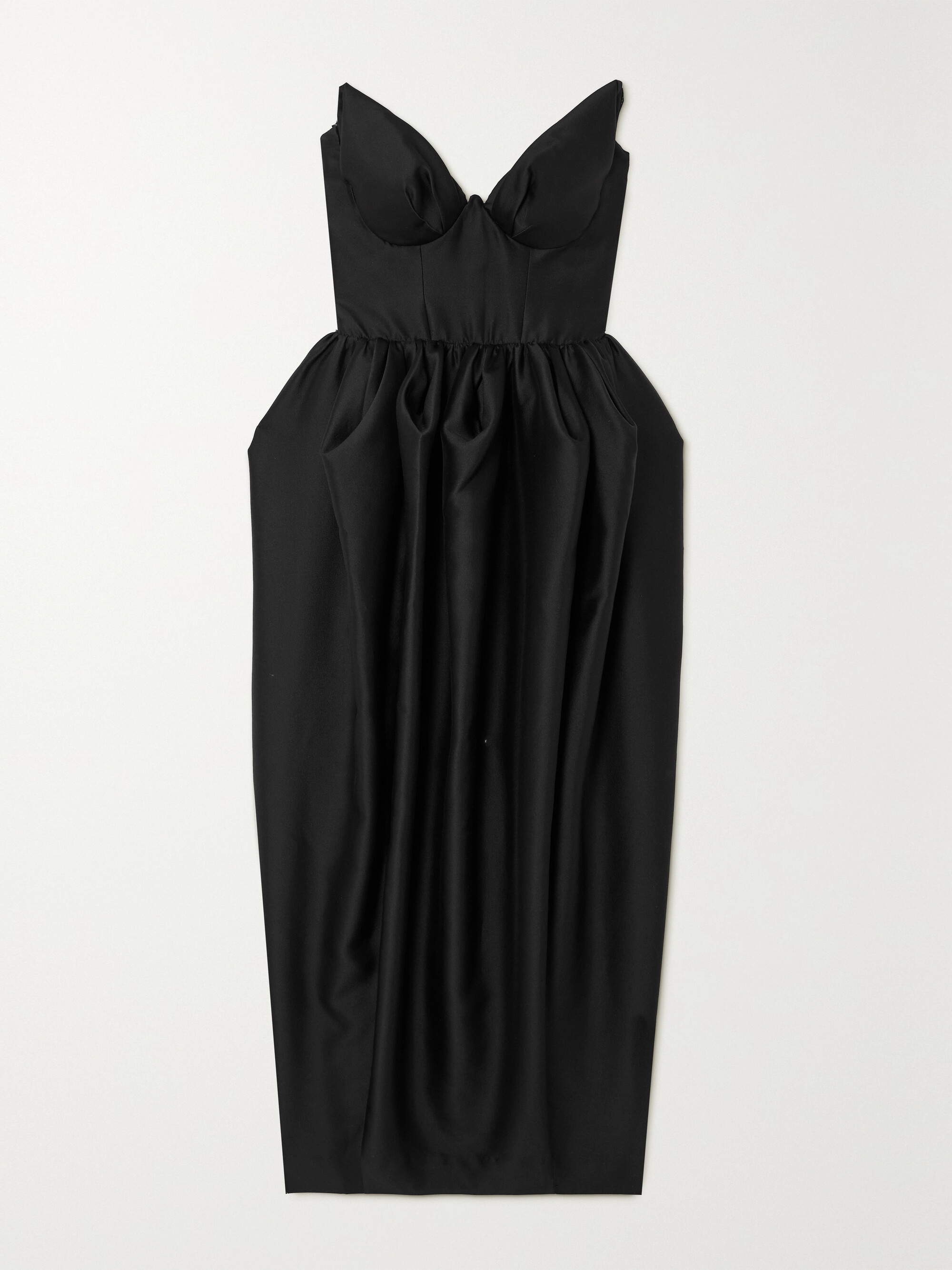 Zimmermann Matchmaker silk and wool-blend twill bustier midi dress thumbnail