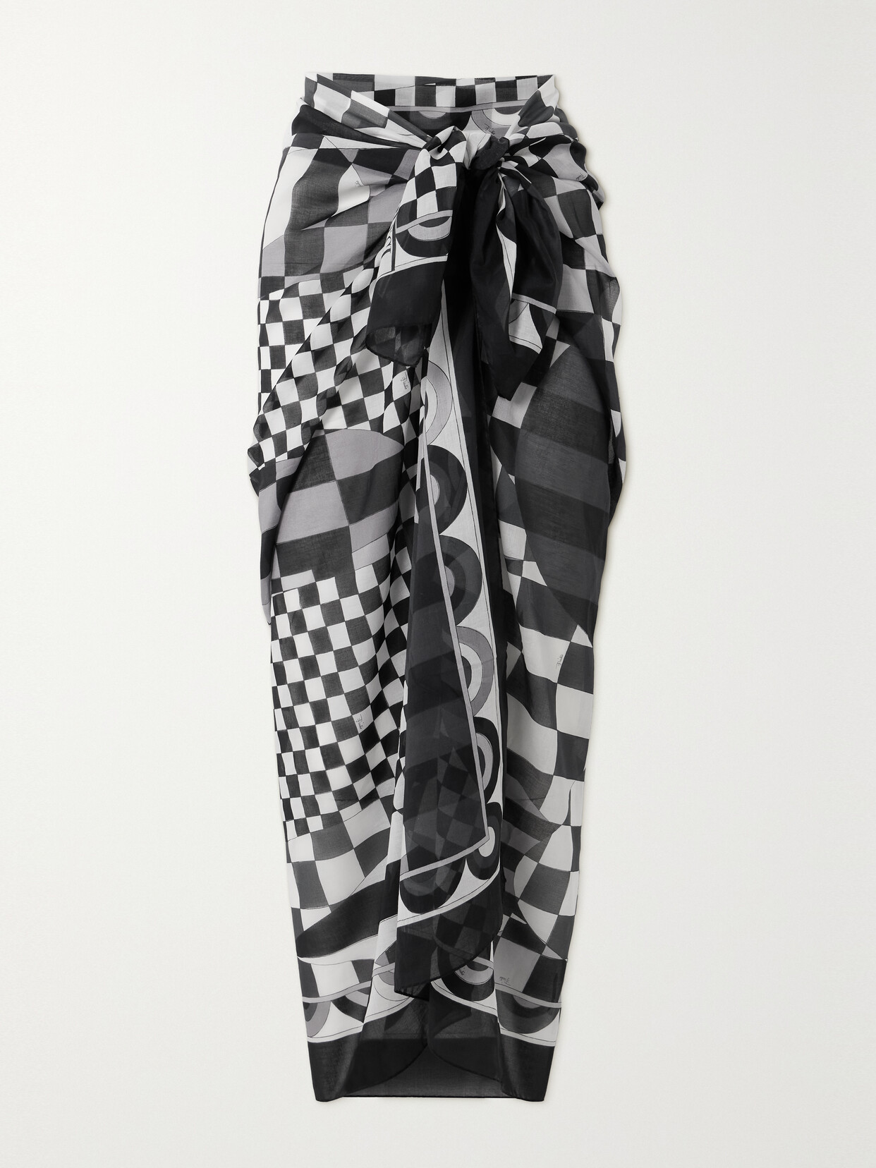 PUCCI Printed Cotton-voile Pareo