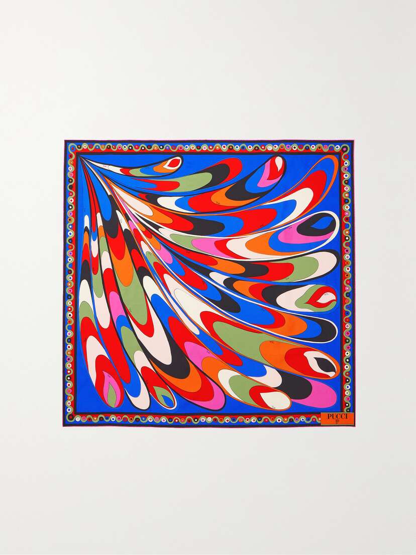 PUCCI Printed Silk-twill Scarf