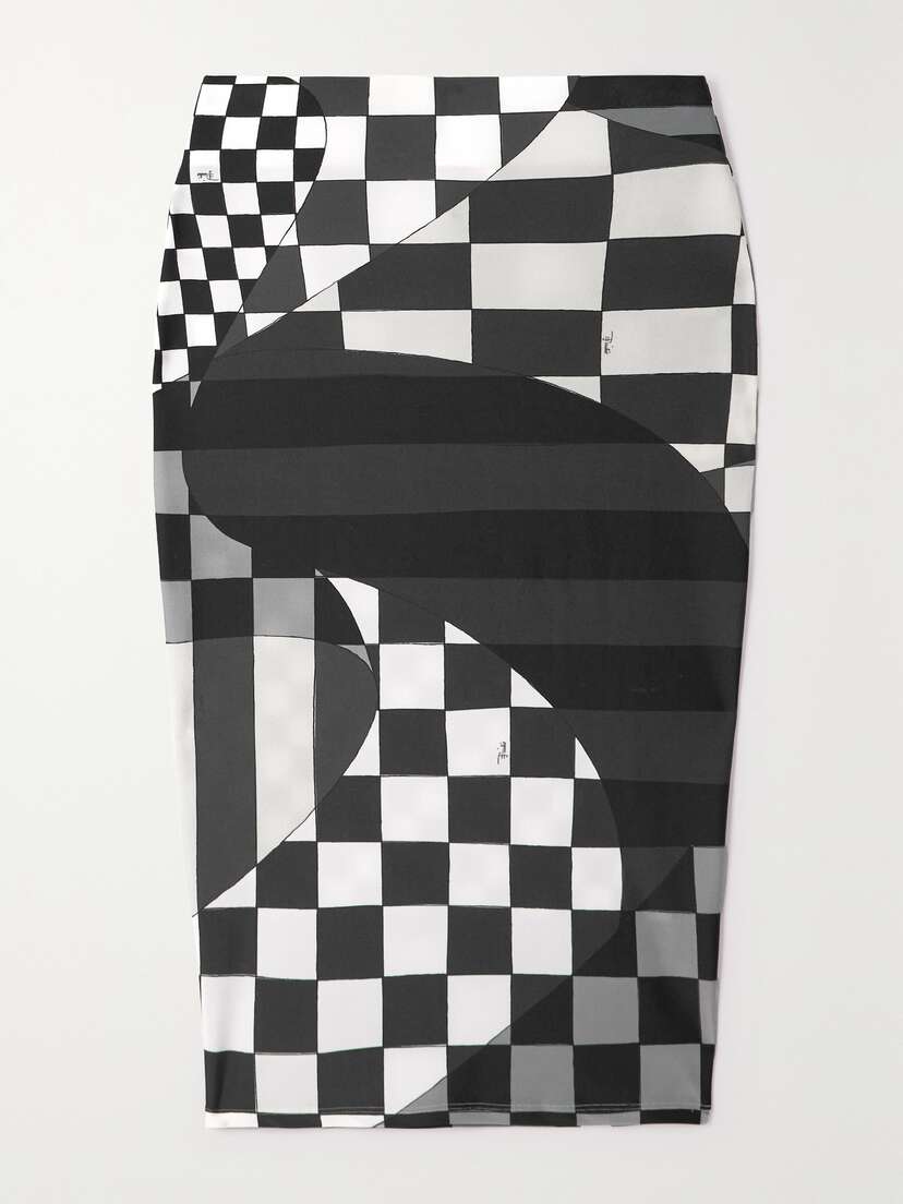 PUCCI Printed Stretch-jersey Skirt