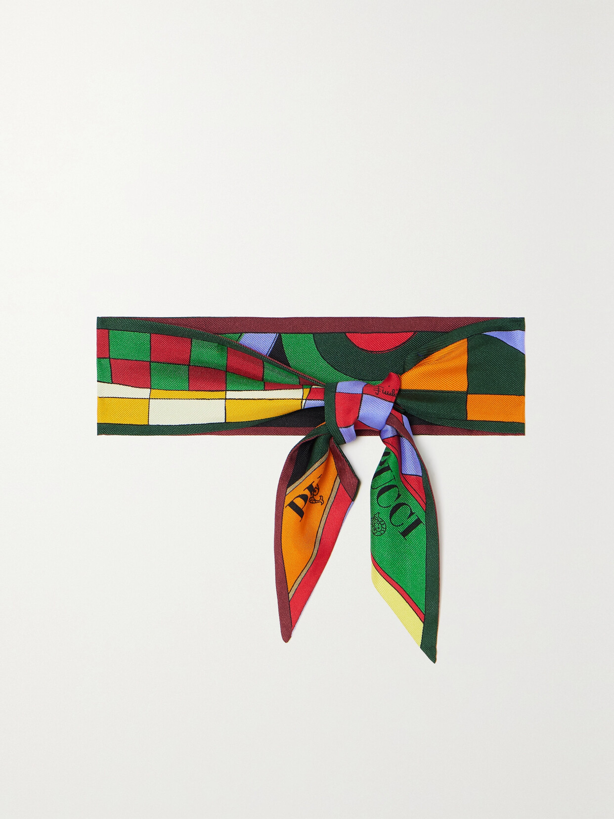 PUCCI Printed Silk-twill Scarf