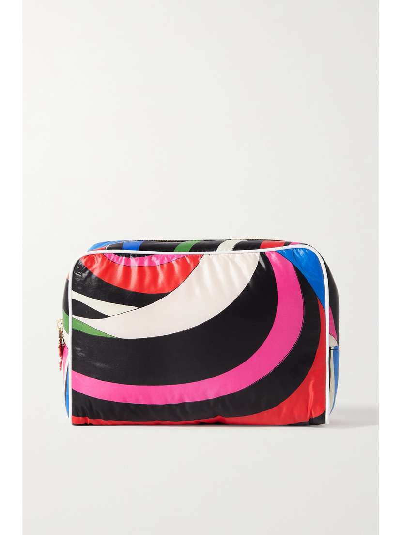 PUCCI Large Printed Shell Pouch