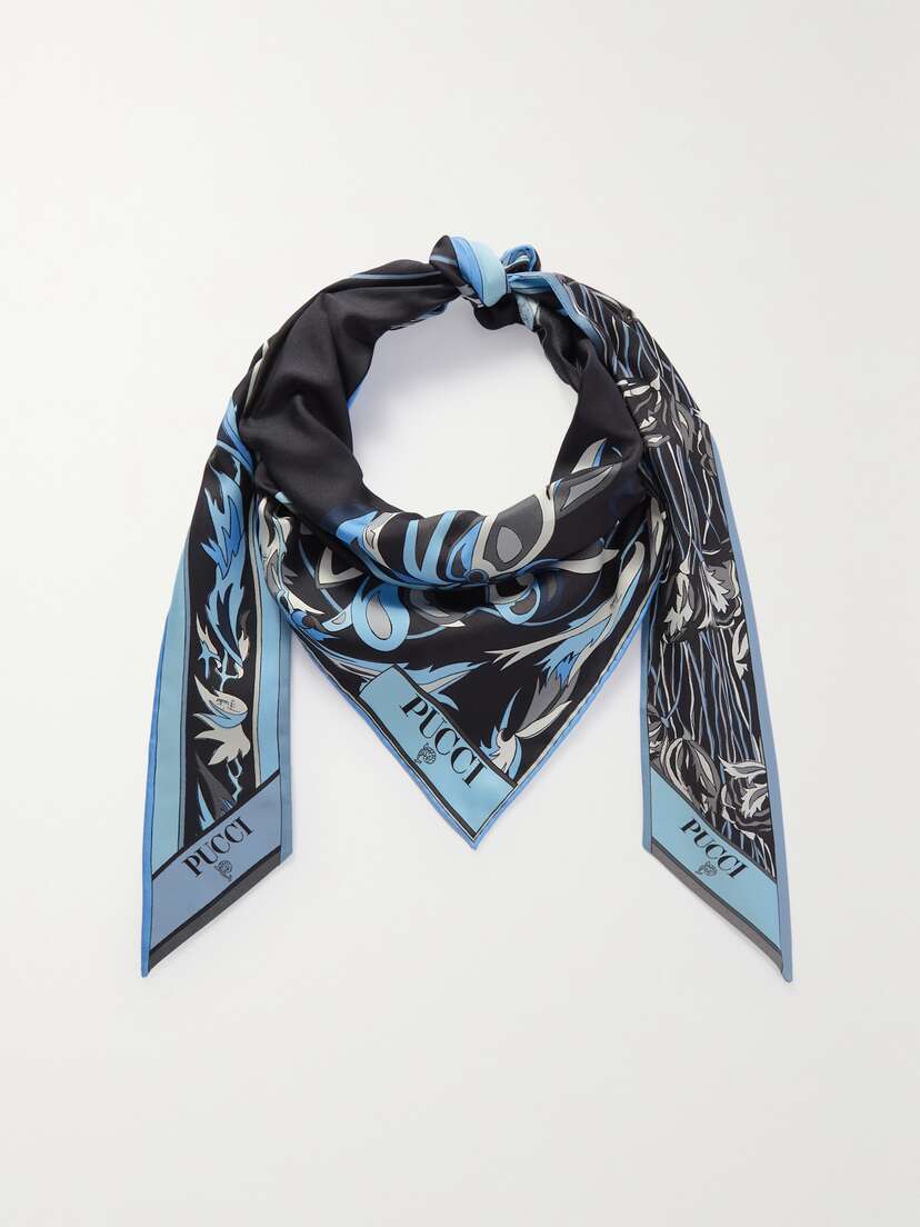 PUCCI Printed Silk-twill Scarf