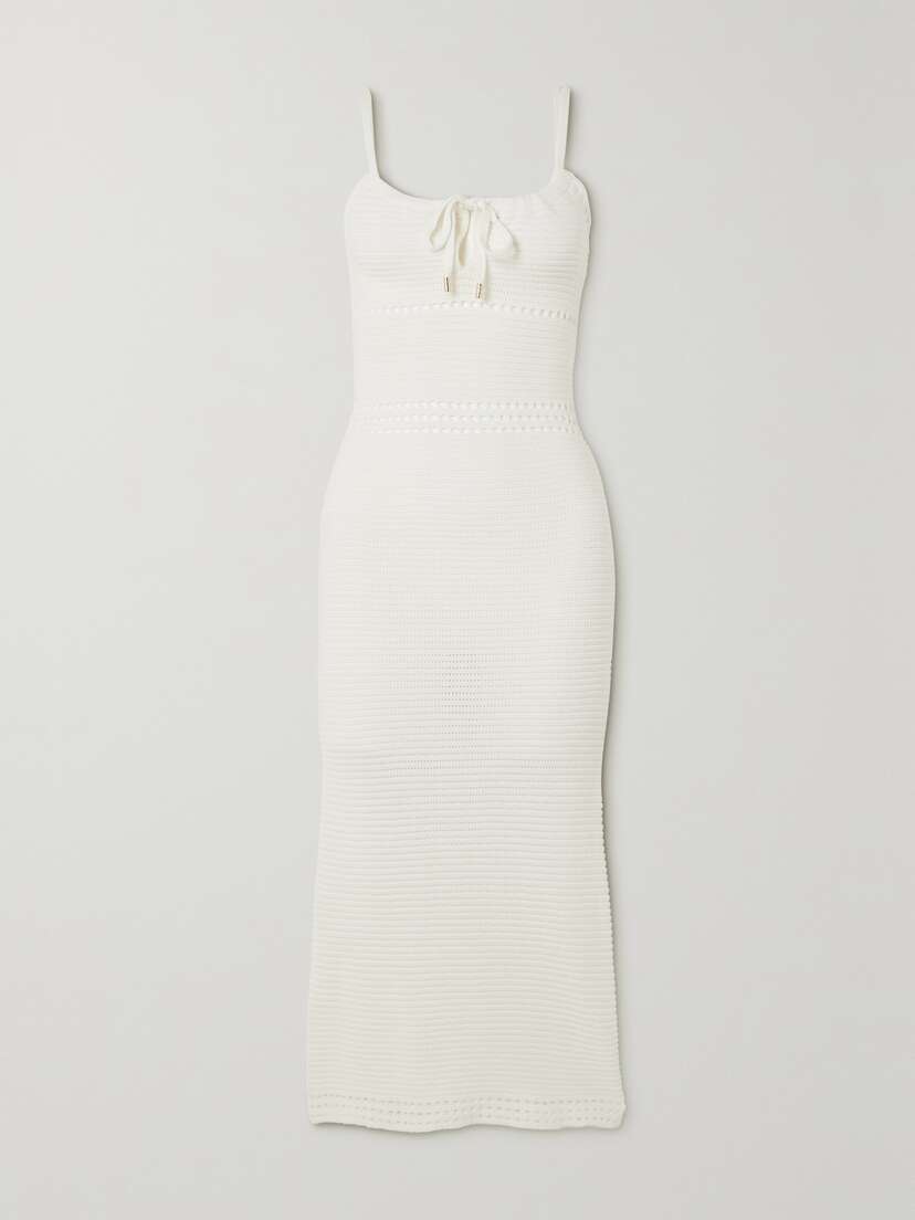 Melissa Odabash Nikita Crocheted Cotton Midi Dress