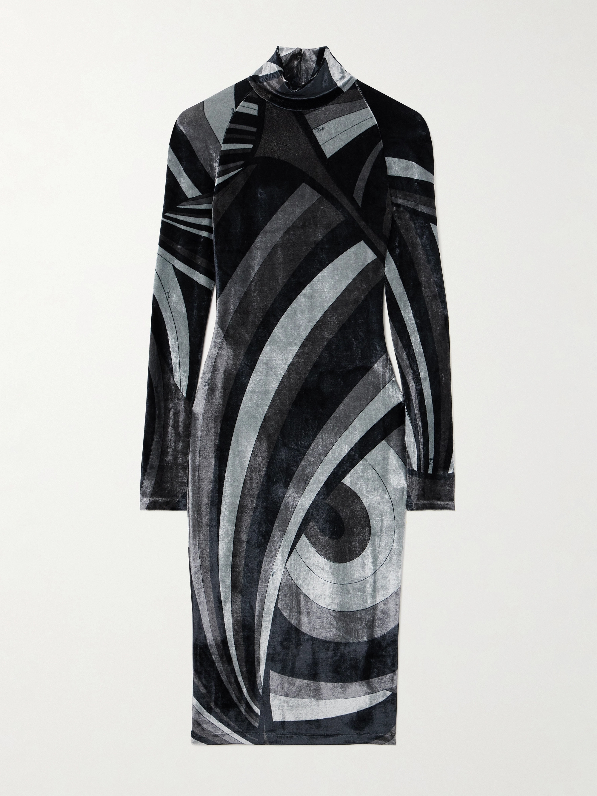 knee length dresses for ladies Iride Print Short Dress – PUCCI Online Store