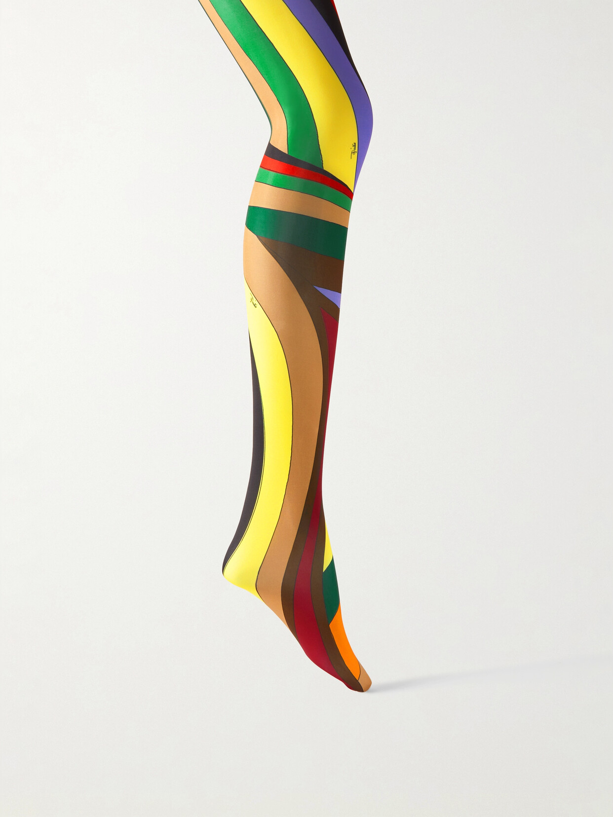 Pucci Printed Tights In Multi