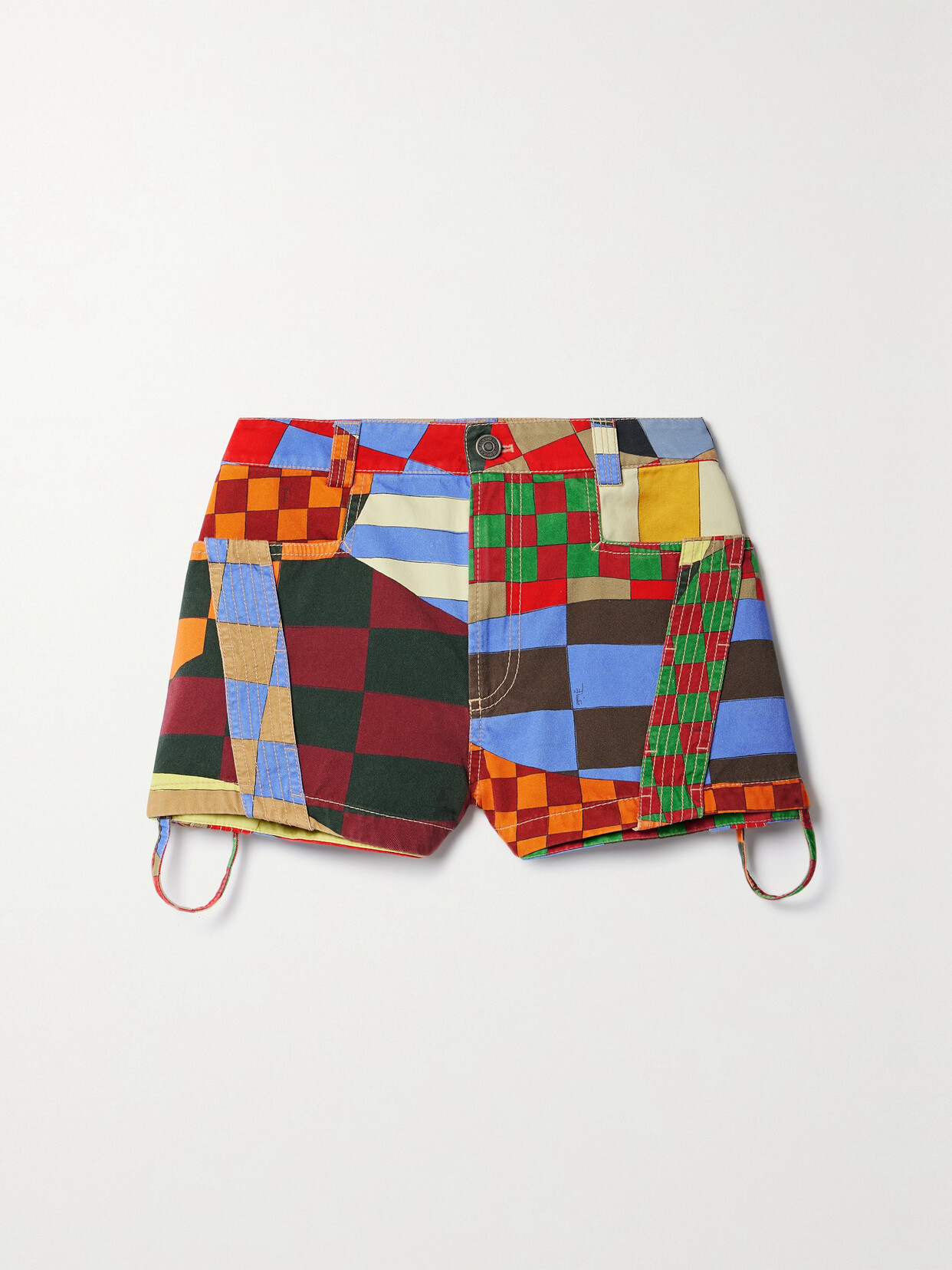 Pucci Printed Cotton-gabardine Shorts In Multi