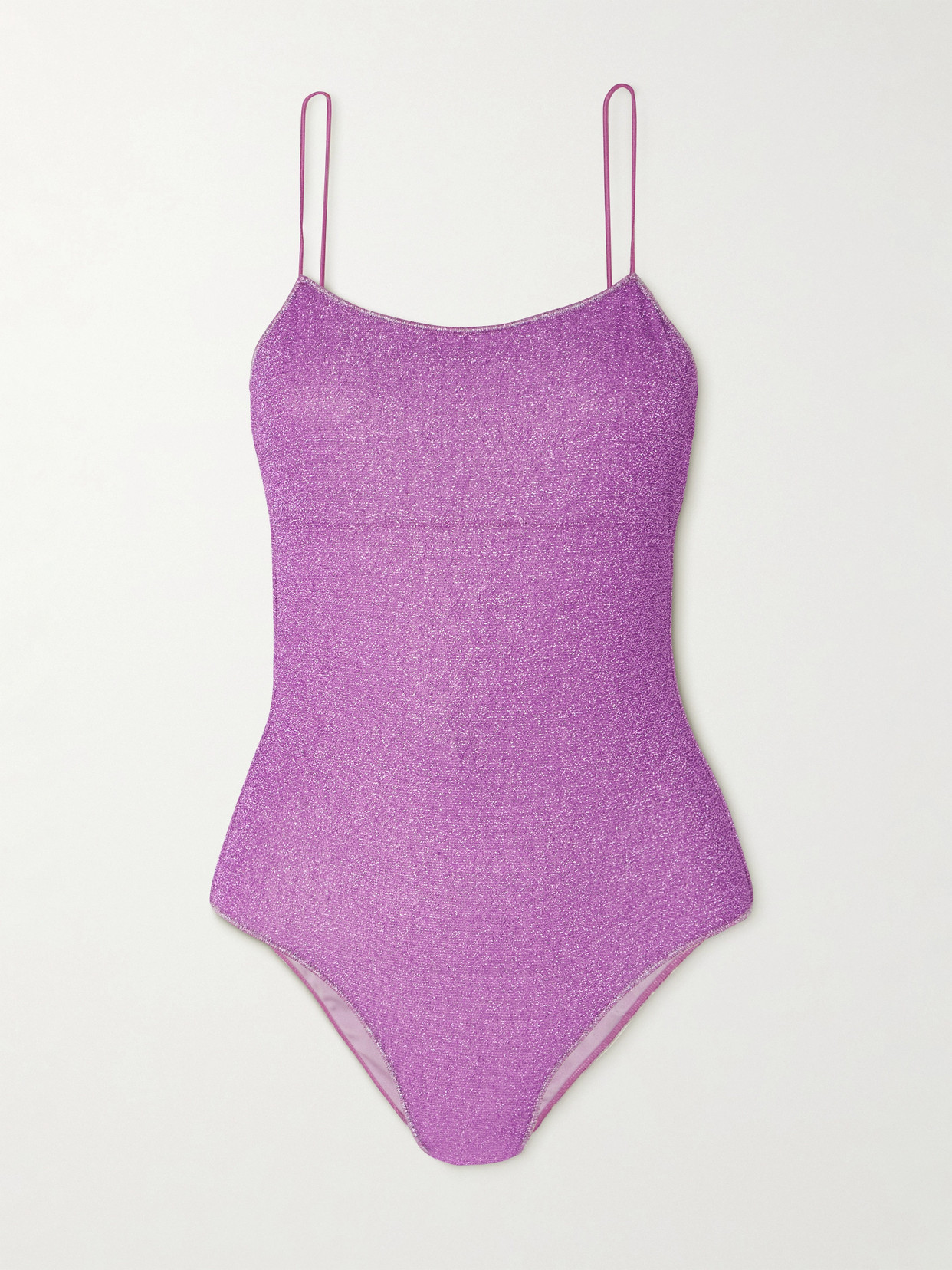 Oseree Wisteria Lumiere Maillot One-piece Swimsuit In Pink