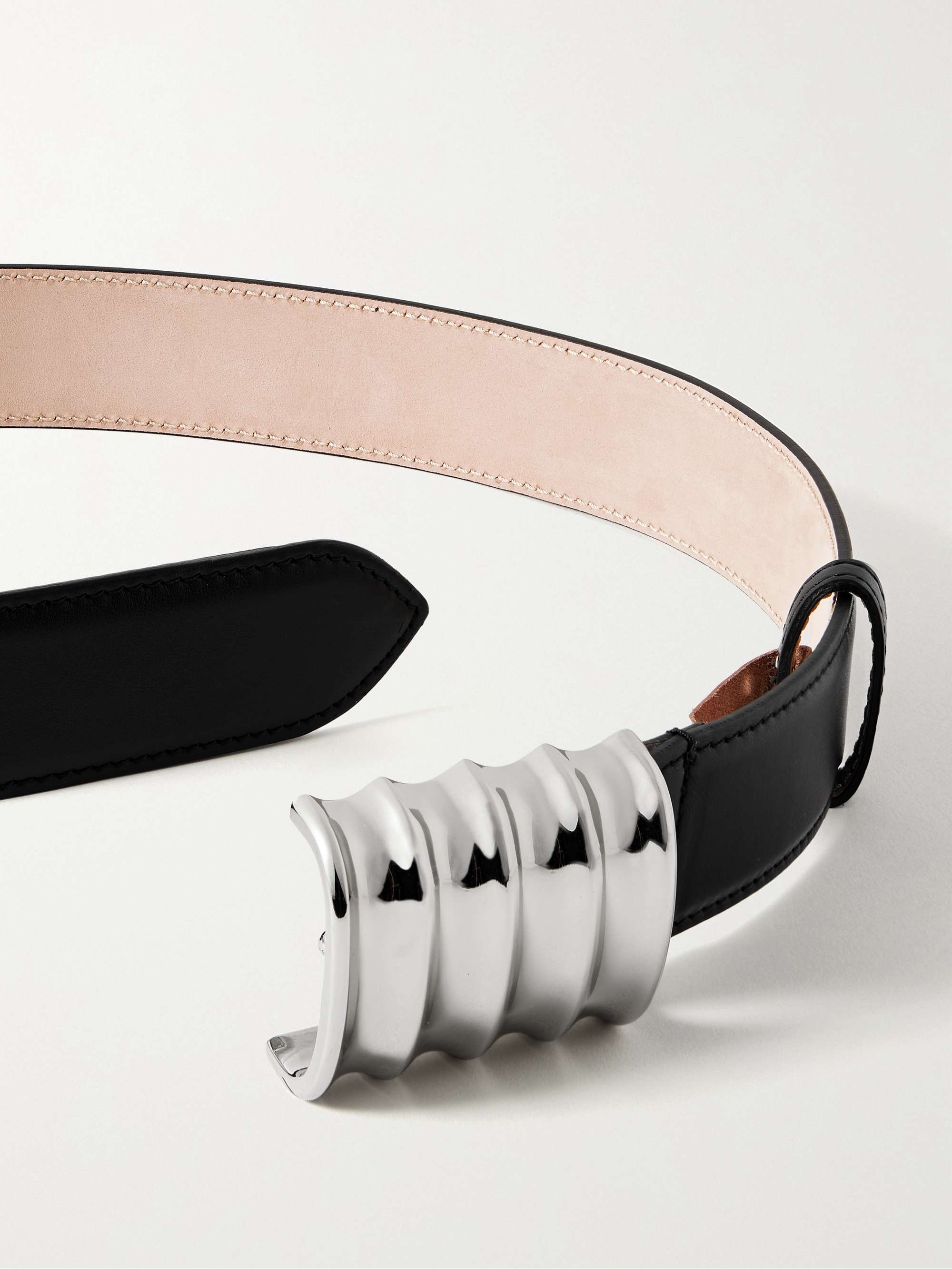 KHAITE Julius medium leather belt | NET-A-PORTER