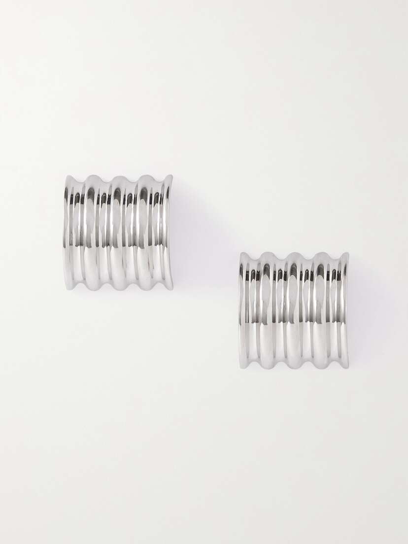 Khaite Julius Silver-tone Earrings