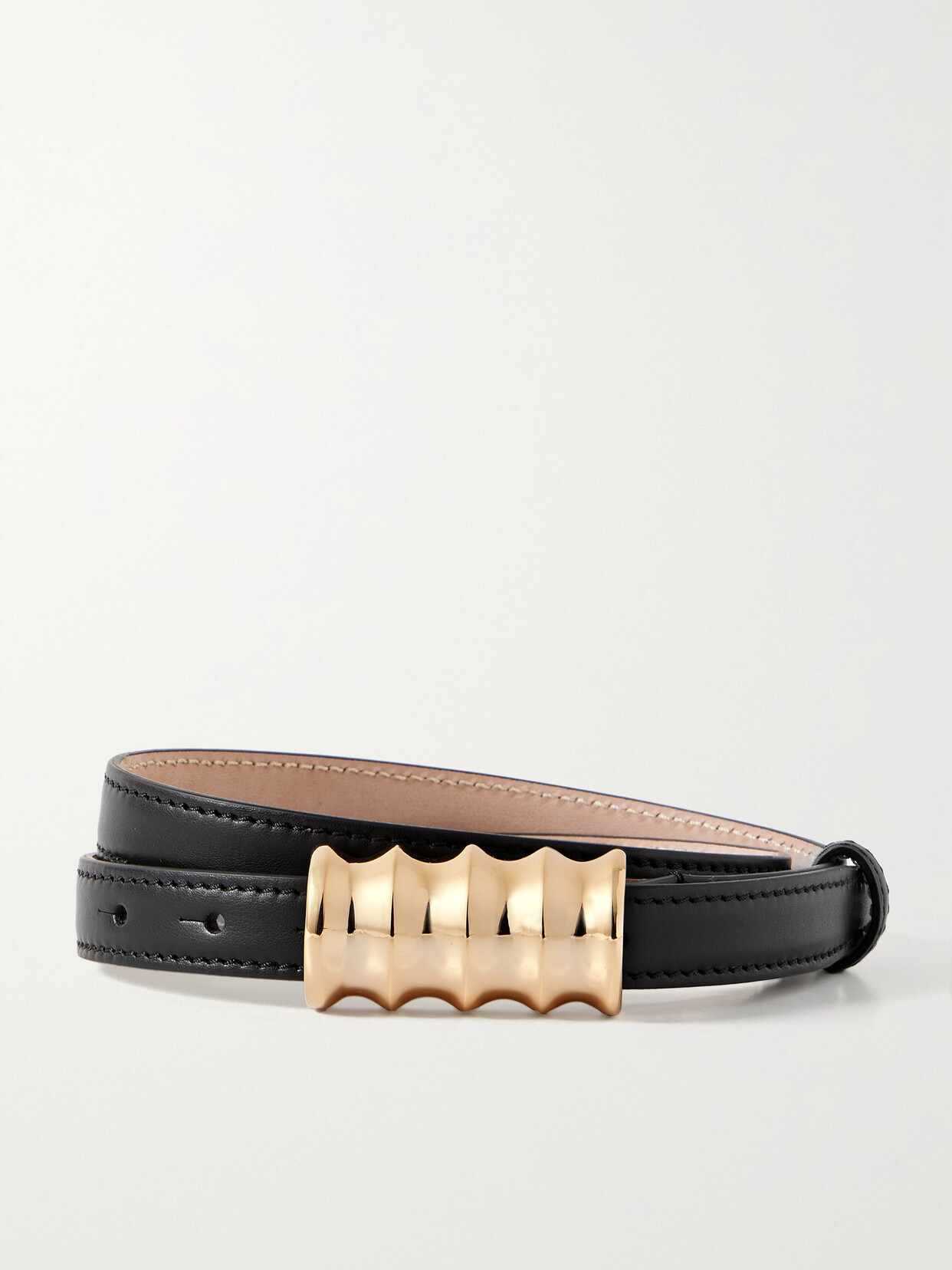 Khaite - Julius Small Leather Belt - Black