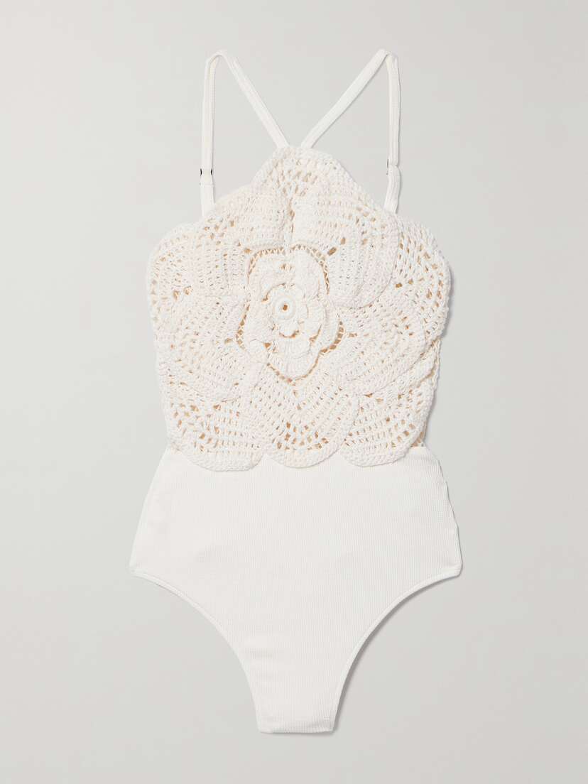 PatBo Crocheted Bodysuit