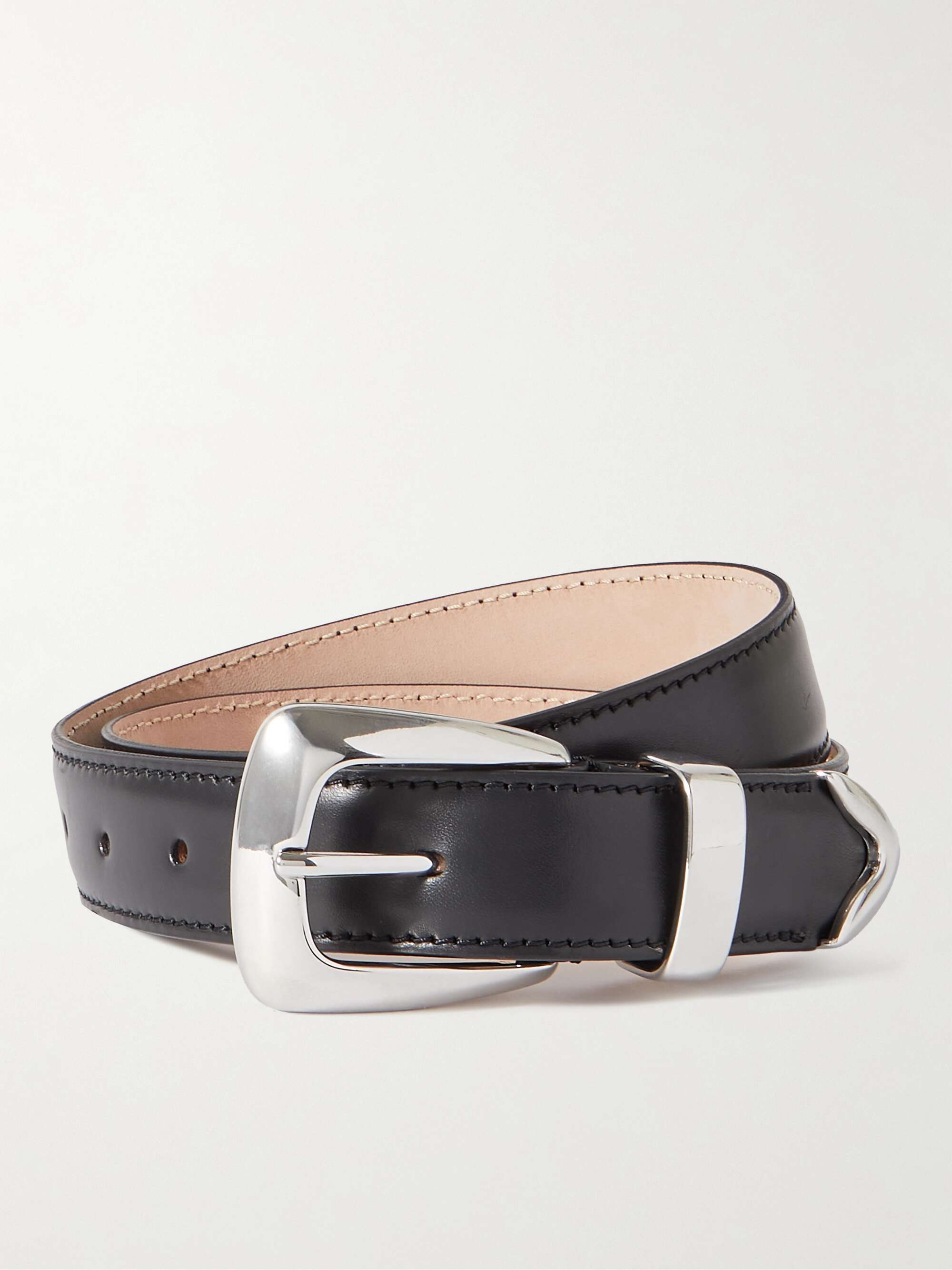 KHAITE Benny leather belt | NET-A-PORTER