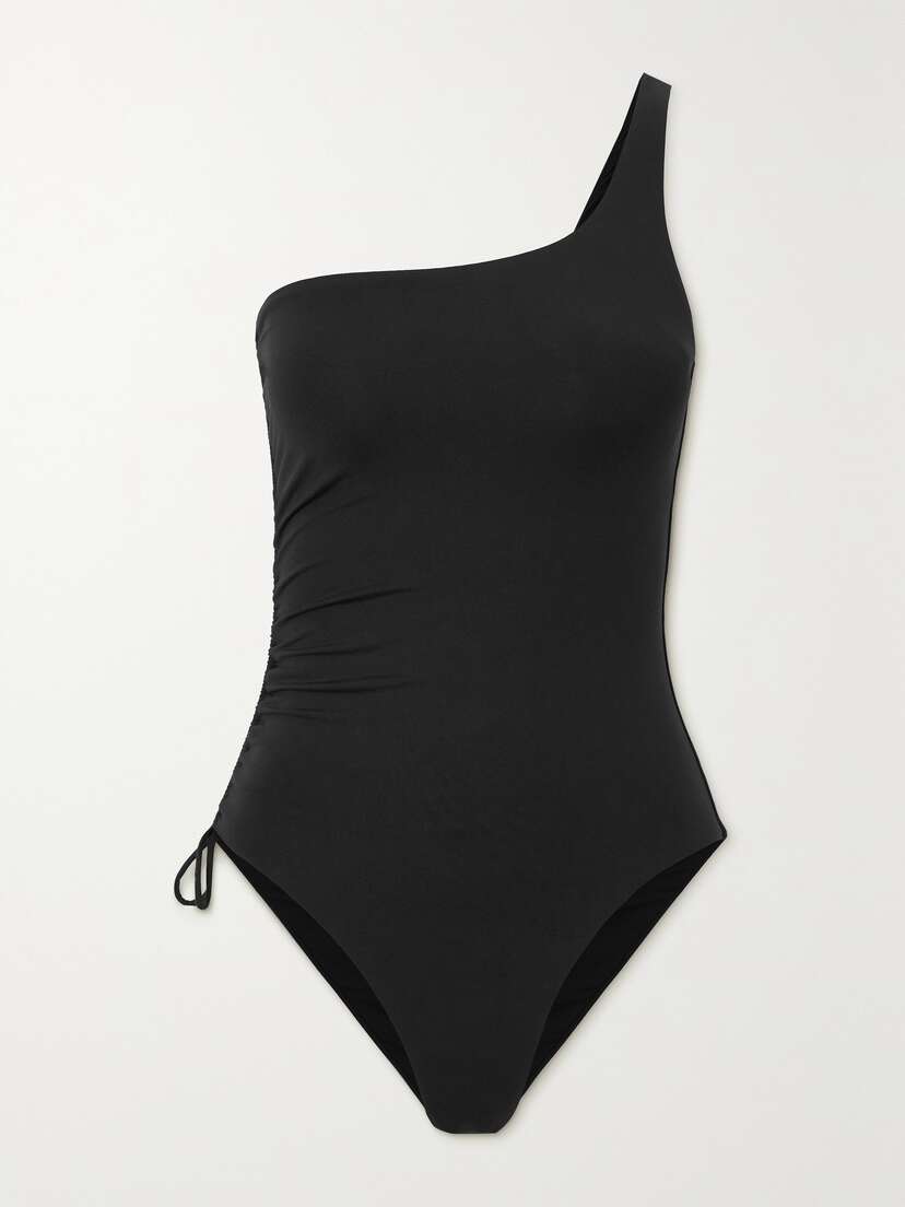 Melissa Odabash Bodrum One-shoulder Tie-detailed Swimsuit