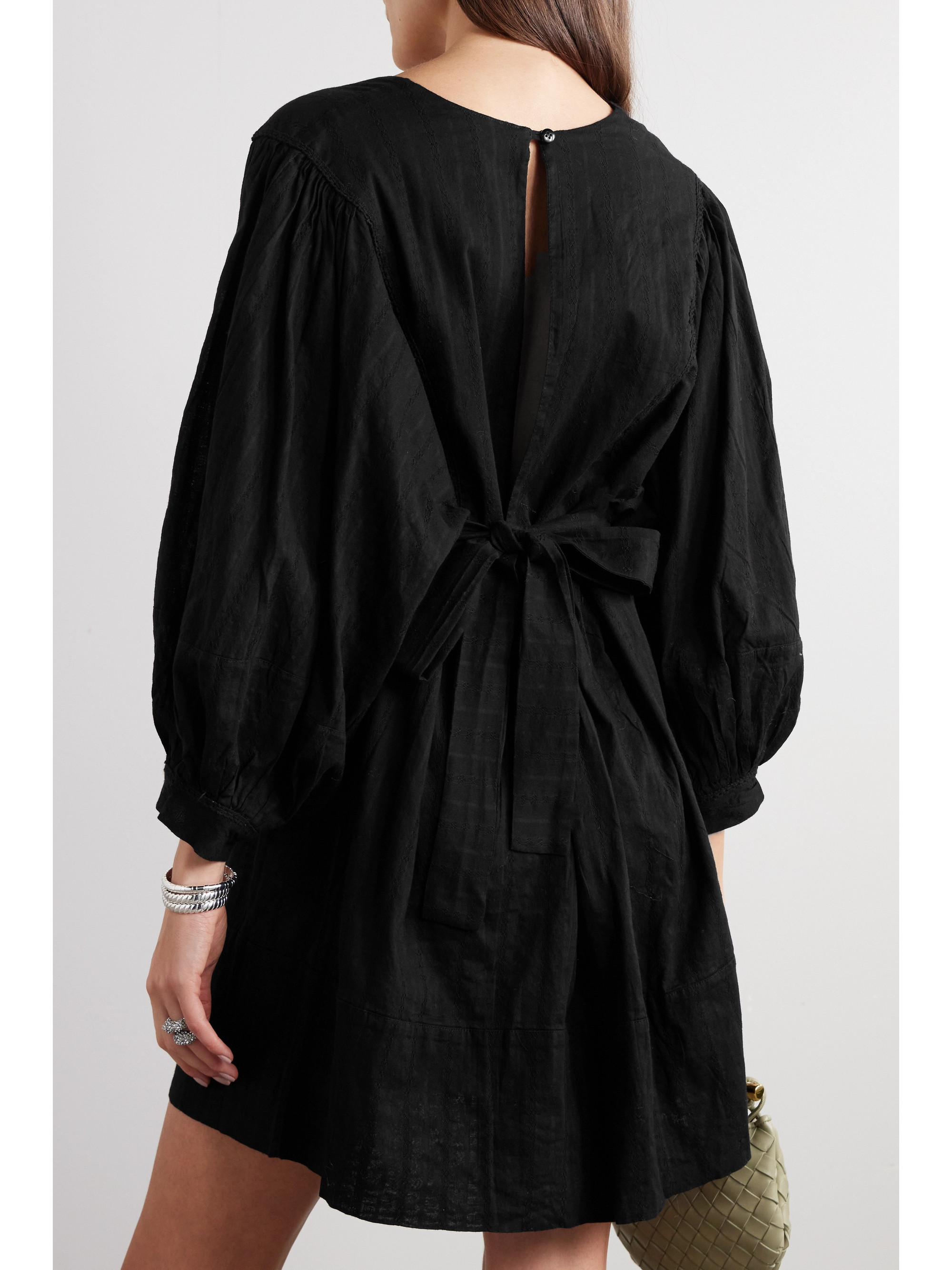 Melissa Odabash Camilla cotton-jacquard mini dress