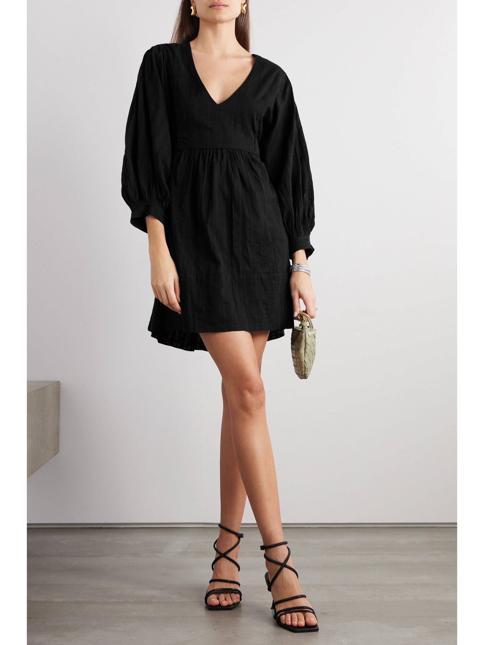 Melissa Odabash Camilla cotton-jacquard mini dress