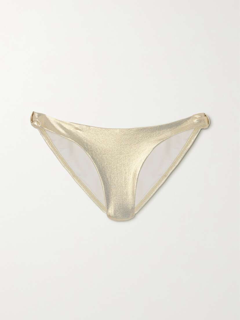 Melissa Odabash Stockholm Metallic Bikini Briefs