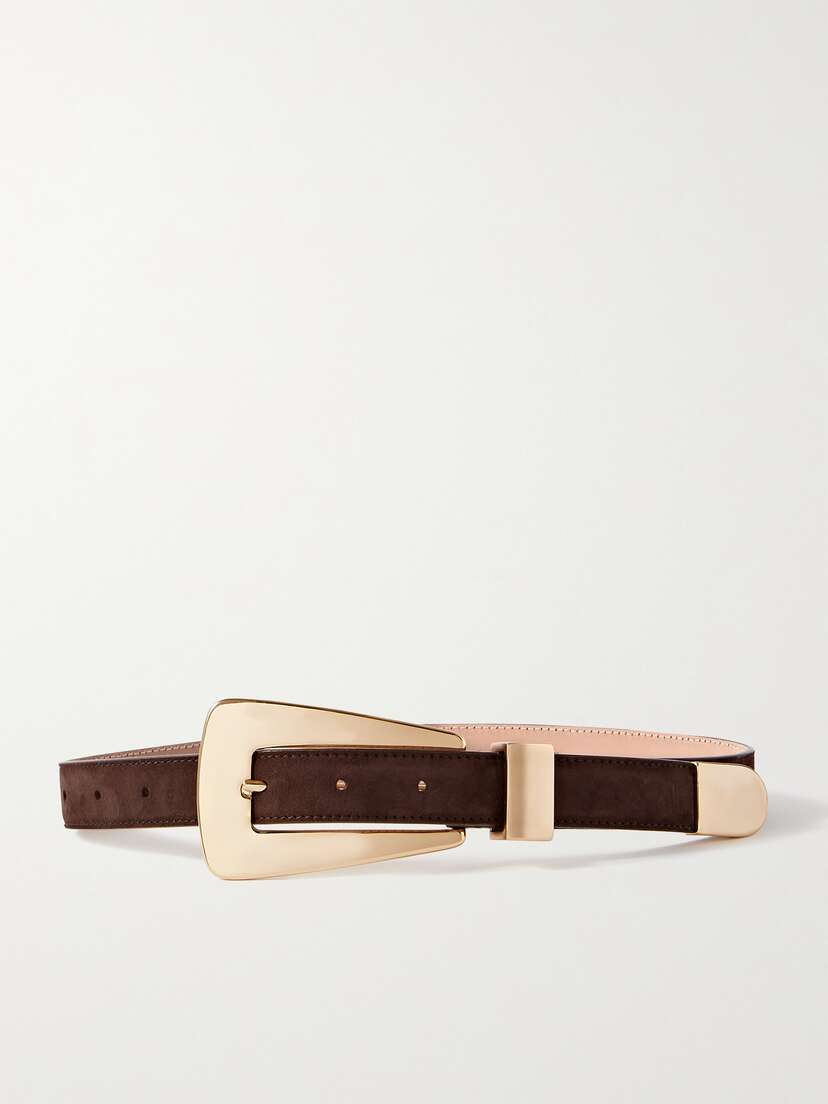Khaite Lucca Suede Belt
