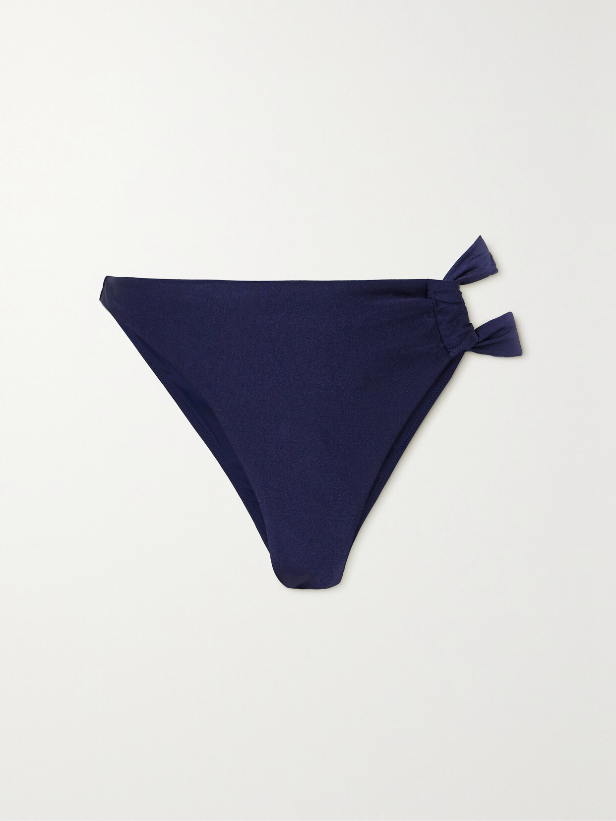 Cult Gaia - Charmaine Asymmetric Metallic Bikini Briefs - Blue