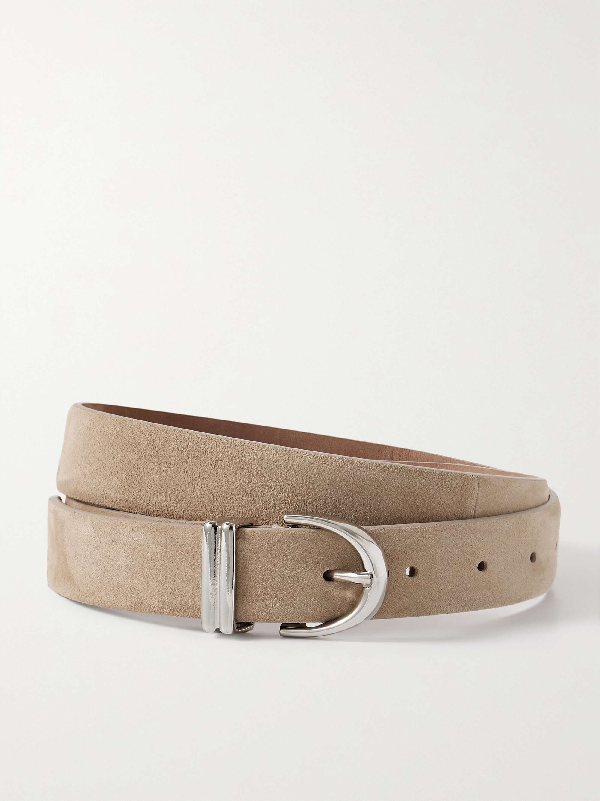 KHAITE Bambi suede belt | NET-A-PORTER