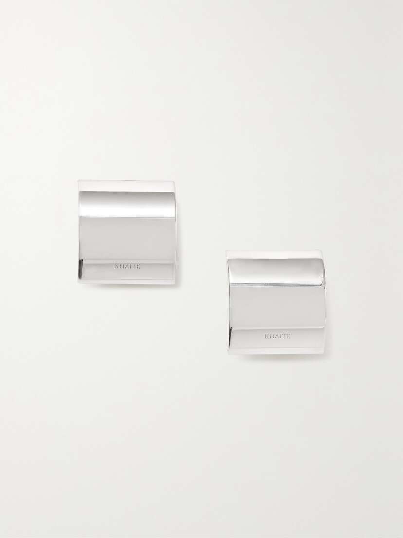 Khaite Julius Small Silver-tone Earrings
