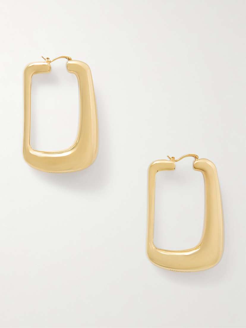 Jacquemus Ovalo Gold-tone Earrings