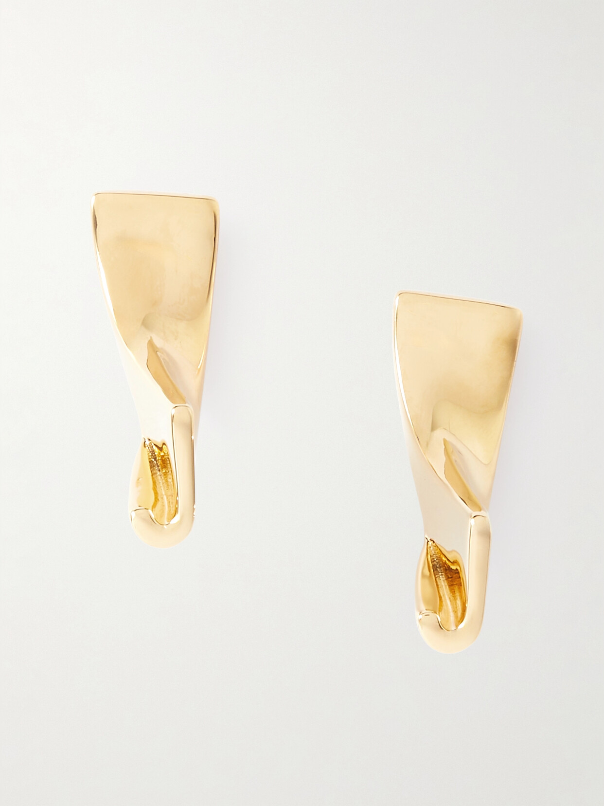 Jacquemus Les Boucles J Gold-tone Earrings