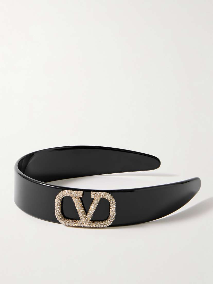 Valentino Garavani Embellished Resin Headband