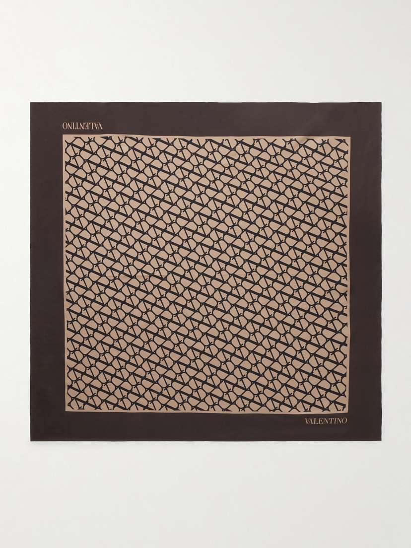 Valentino Garavani Printed Silk Scarf