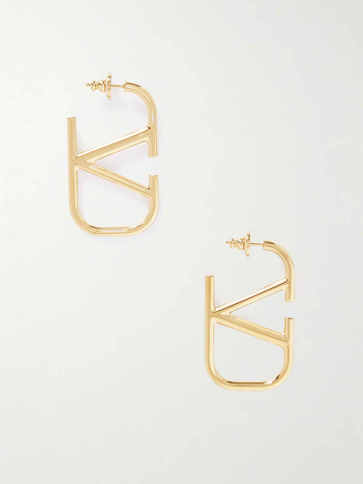Valentino Garavani - Vlogo Gold-tone Earrings - One size