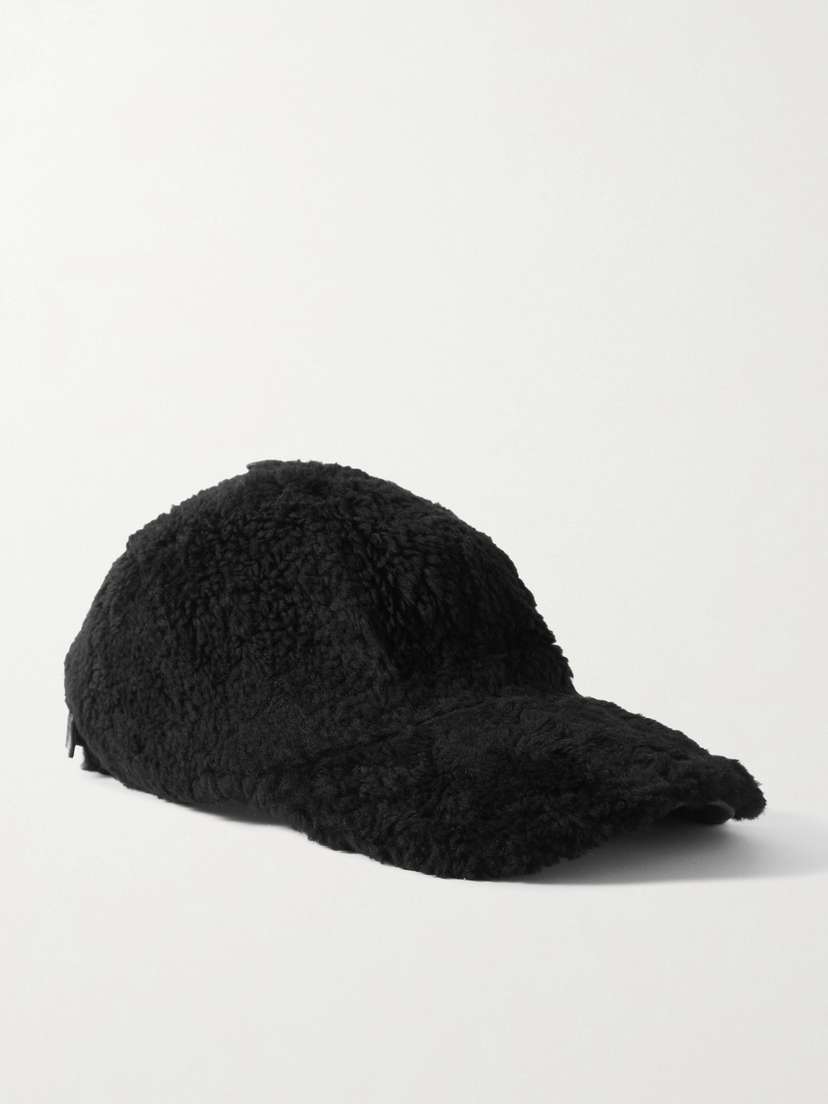 Yves Salomon Shearling Baseball Cap
