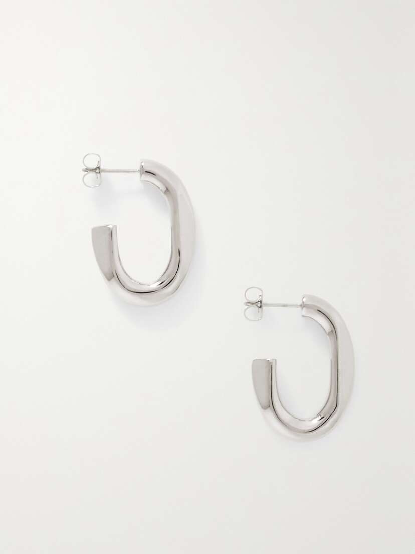 Isabel Marant Your Life Silver-tone Hoop Earrings