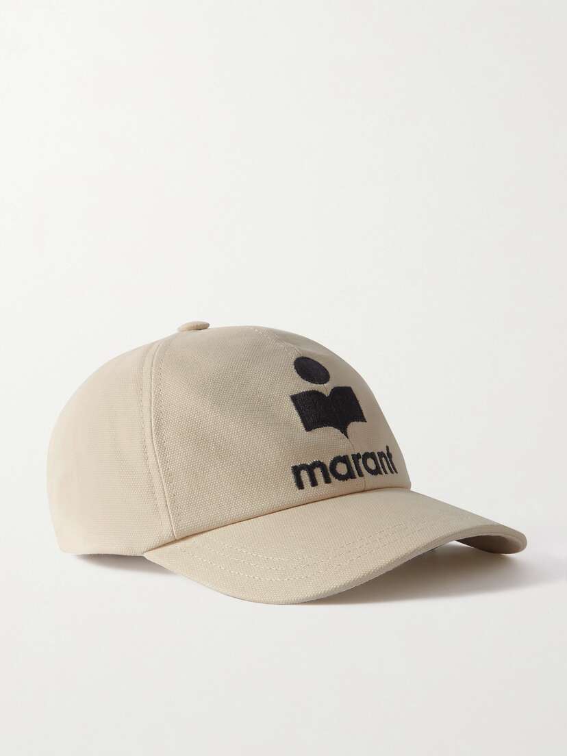 Isabel Marant Tyron Embroidered Cotton-canvas Baseball Cap