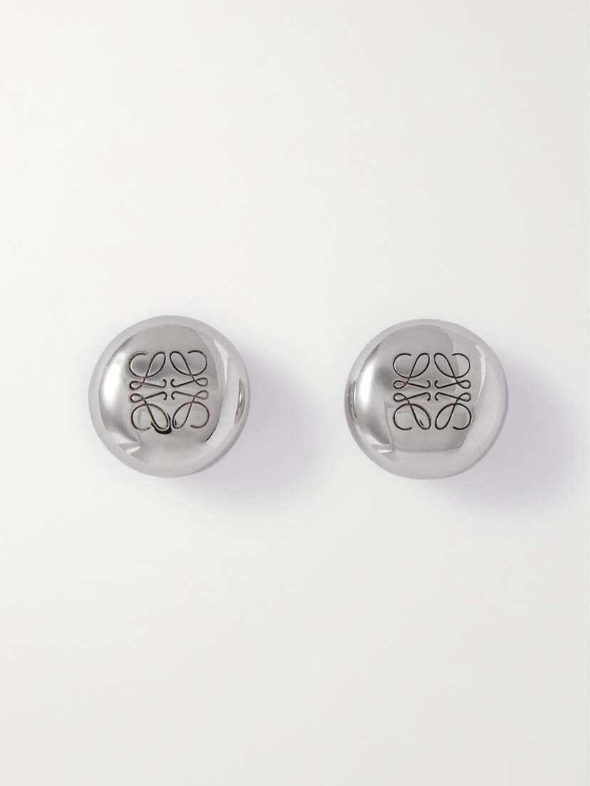 Loewe Pebble Silver Earrings