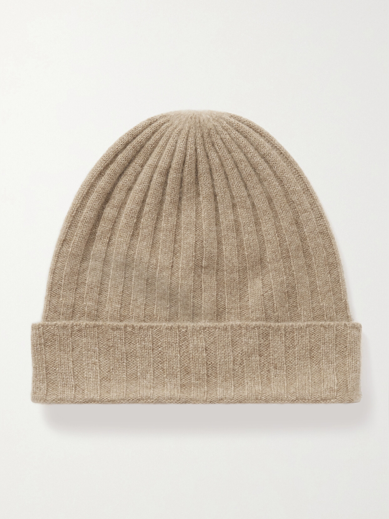 Totême Ribbed Cashmere Beanie In Brown