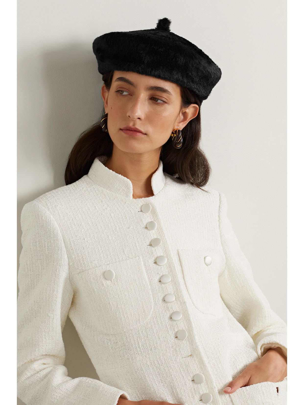 Ruslan Baginskiy Faux-fur Cap In Black