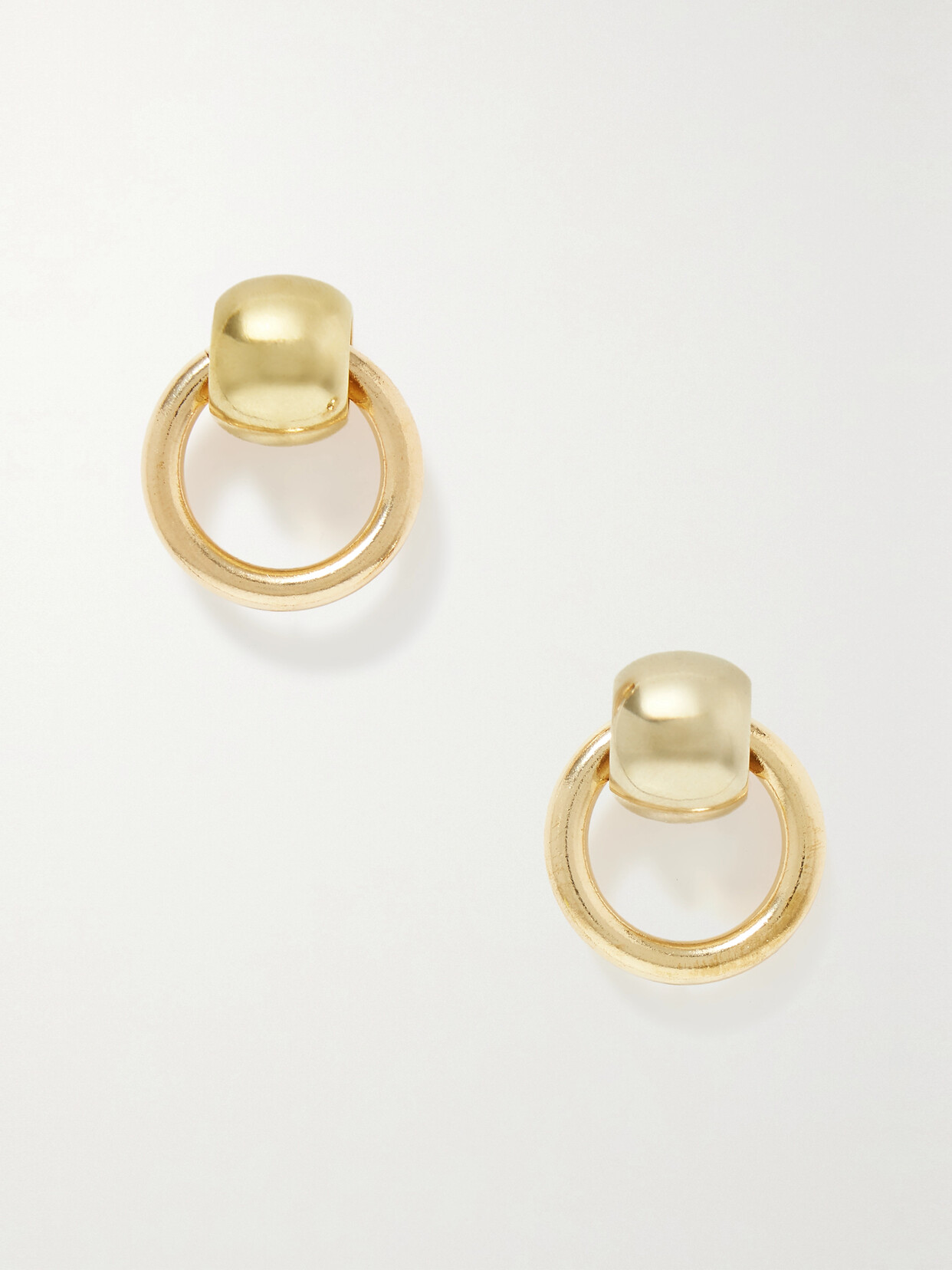 Laura Lombardi Rina Recycled Gold-plated Earrings