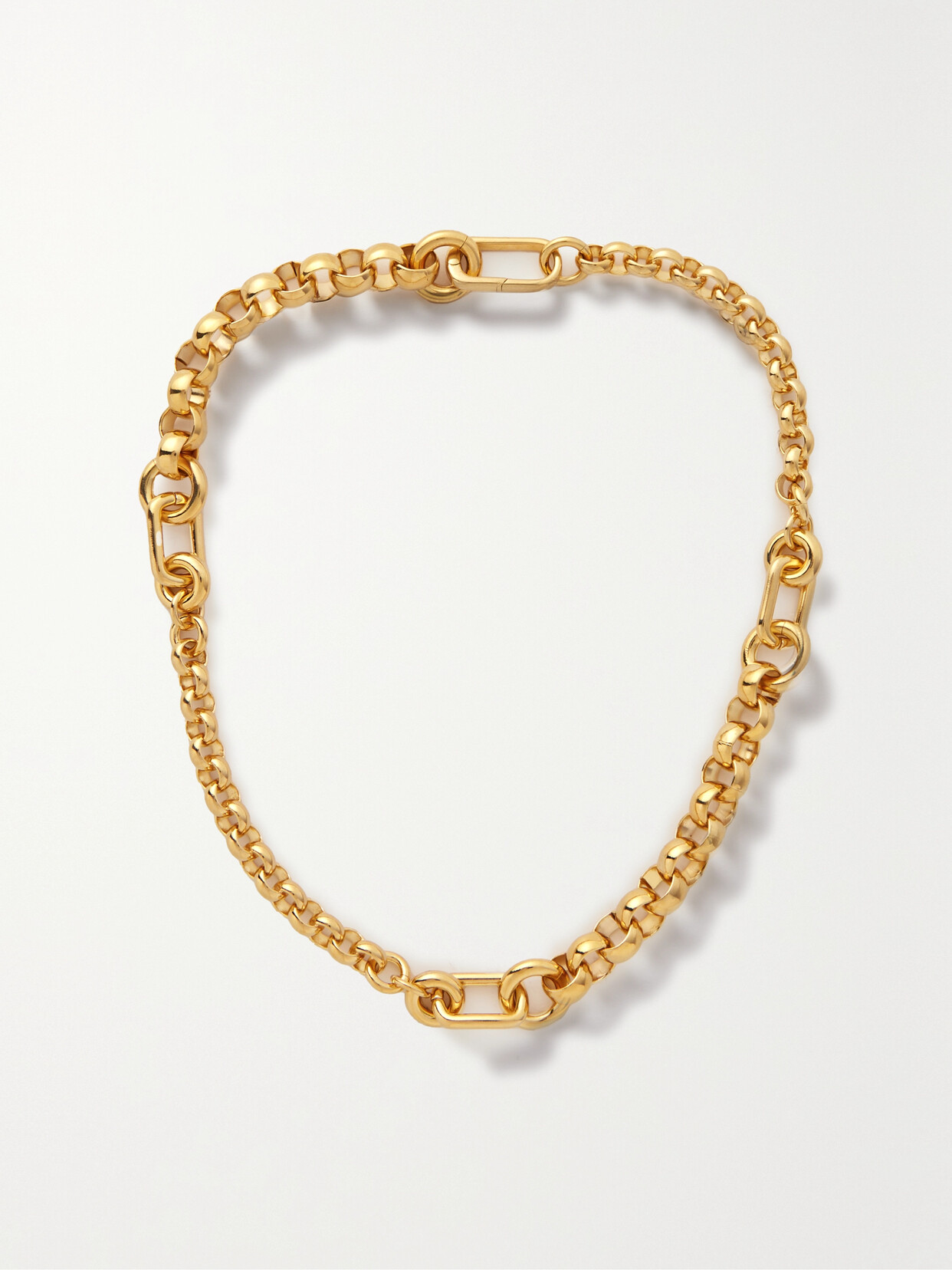 Laura Lombardi - + Net Sustain Pietra Recycled Gold-plated Necklace - One size