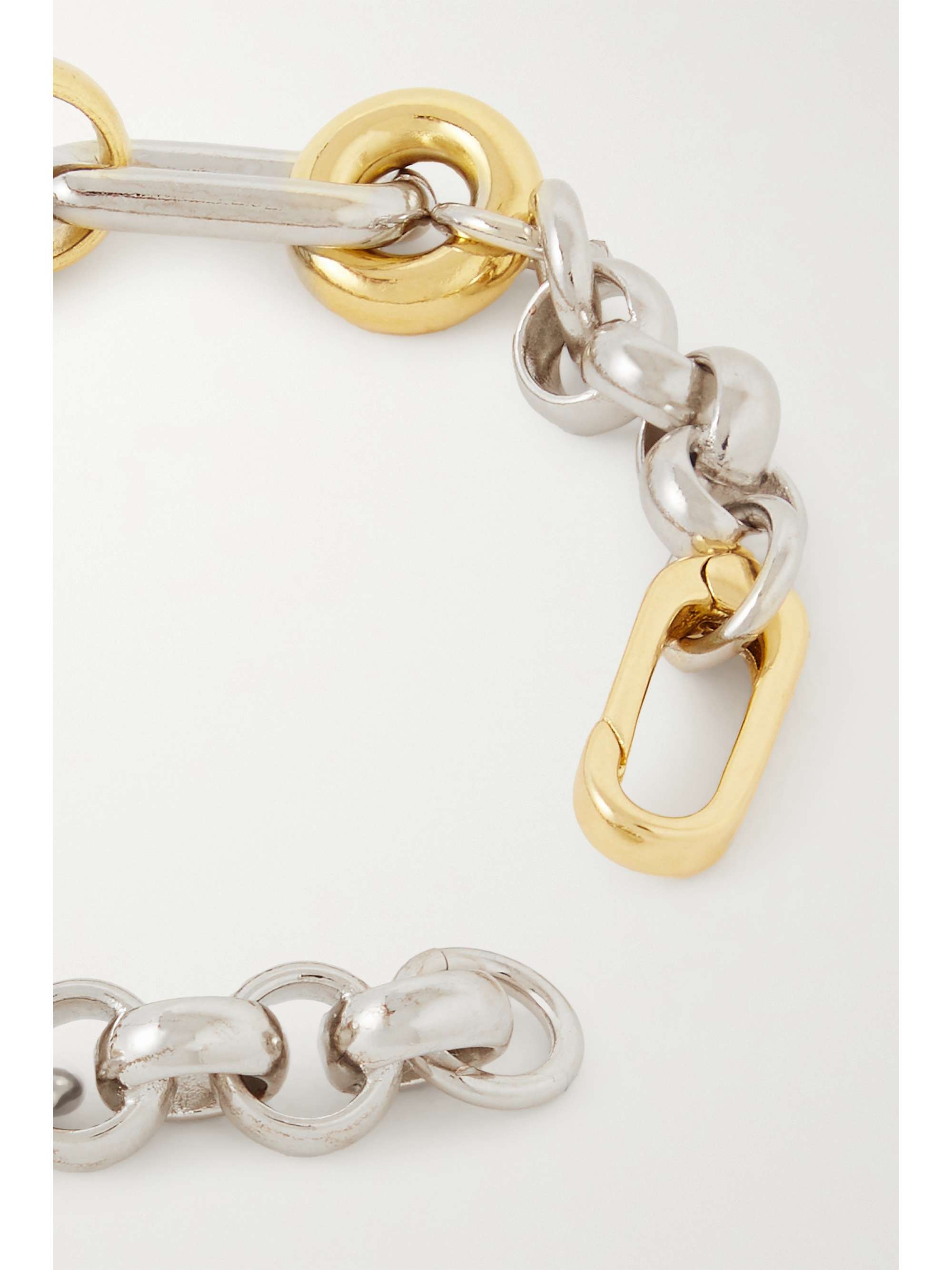 LAURA LOMBARDI + NET SUSTAIN Pietra platinum and gold-plated