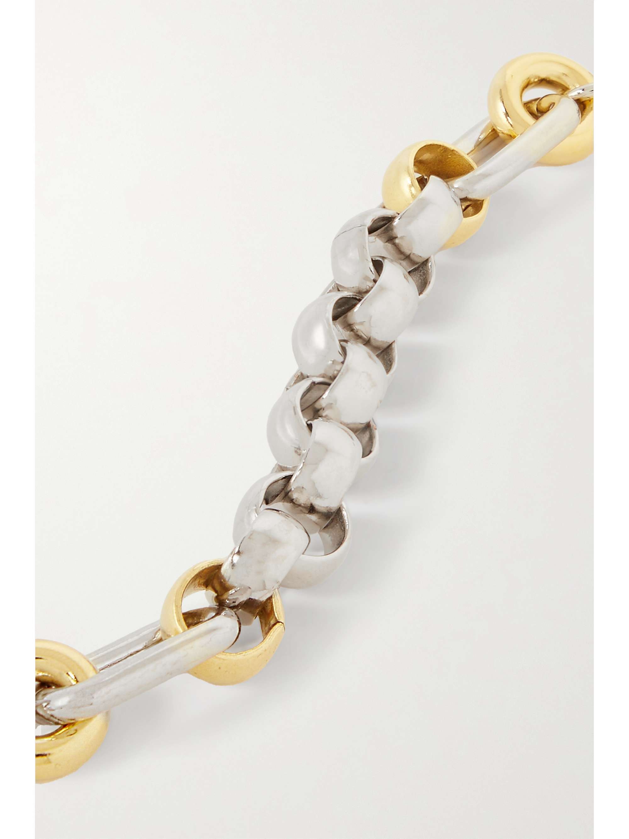 LAURA LOMBARDI + NET SUSTAIN Pietra platinum and gold-plated