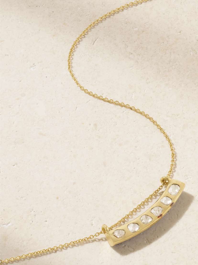 Amrapali London 18-karat Gold Enamel Necklace