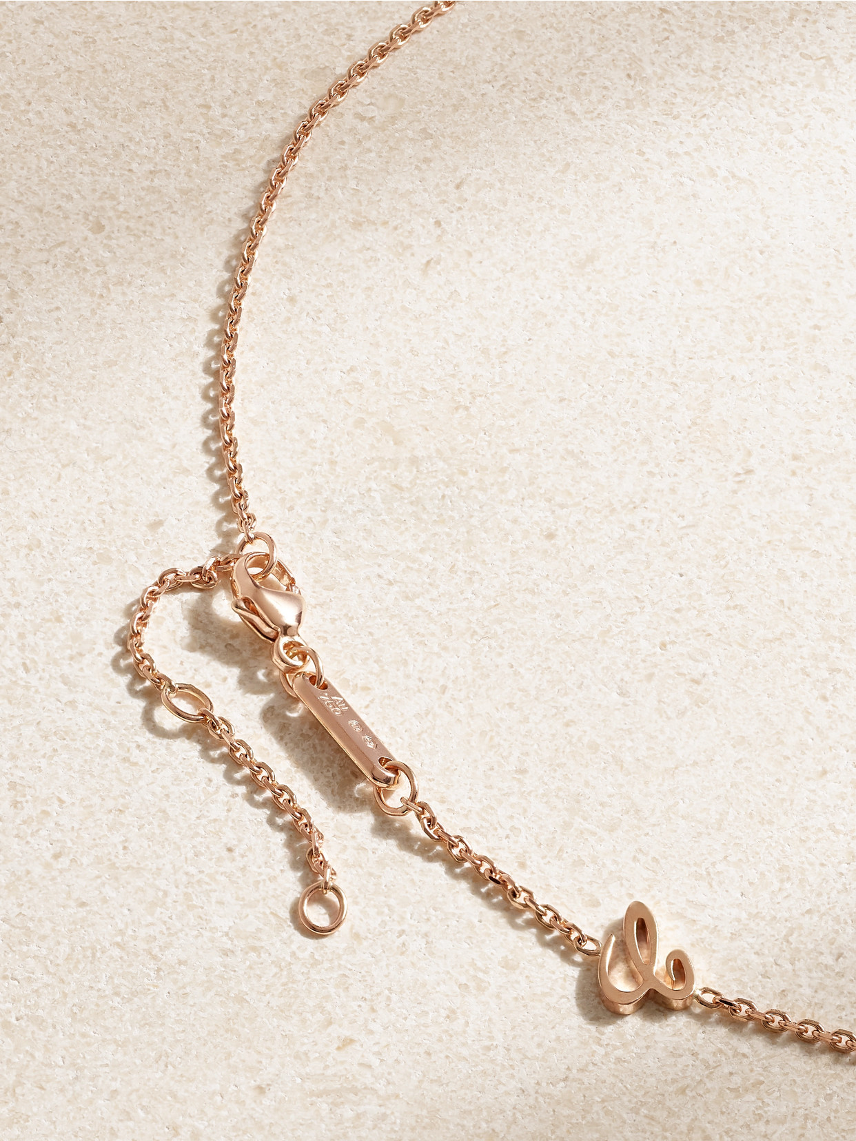 CHOPARD ICE CUBE PURE MINI 18-KARAT ROSE GOLD DIAMOND NECKLACE