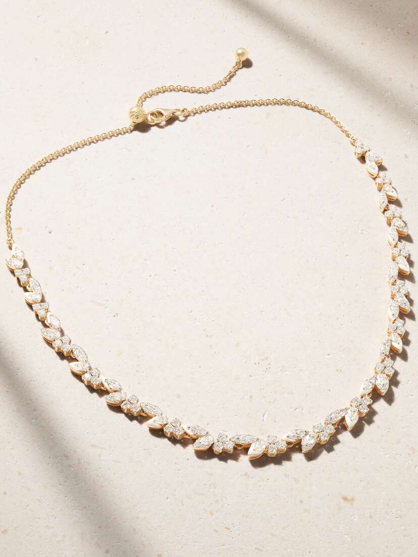 Kamyen 18-karat Gold Diamond Choker