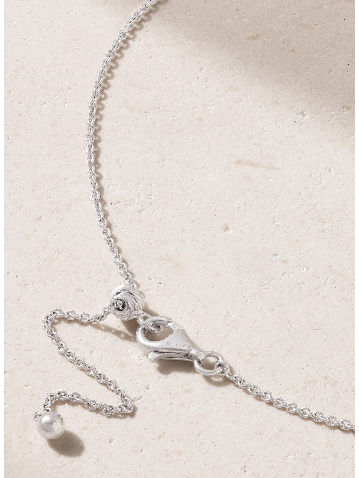 Kamyen 18-karat White Gold, Emerald And Enamel Choker In Gold