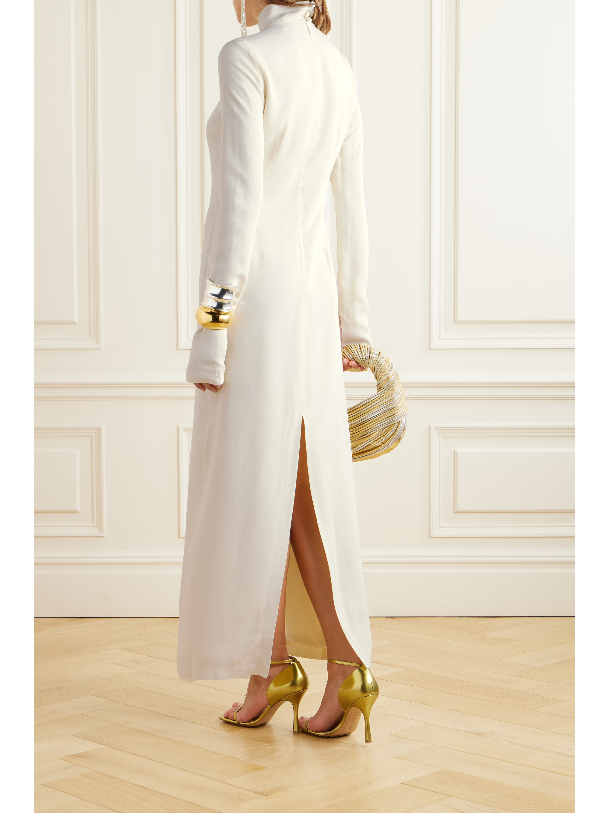 Taller Marmo Swanson crepe maxi dress thumbnail