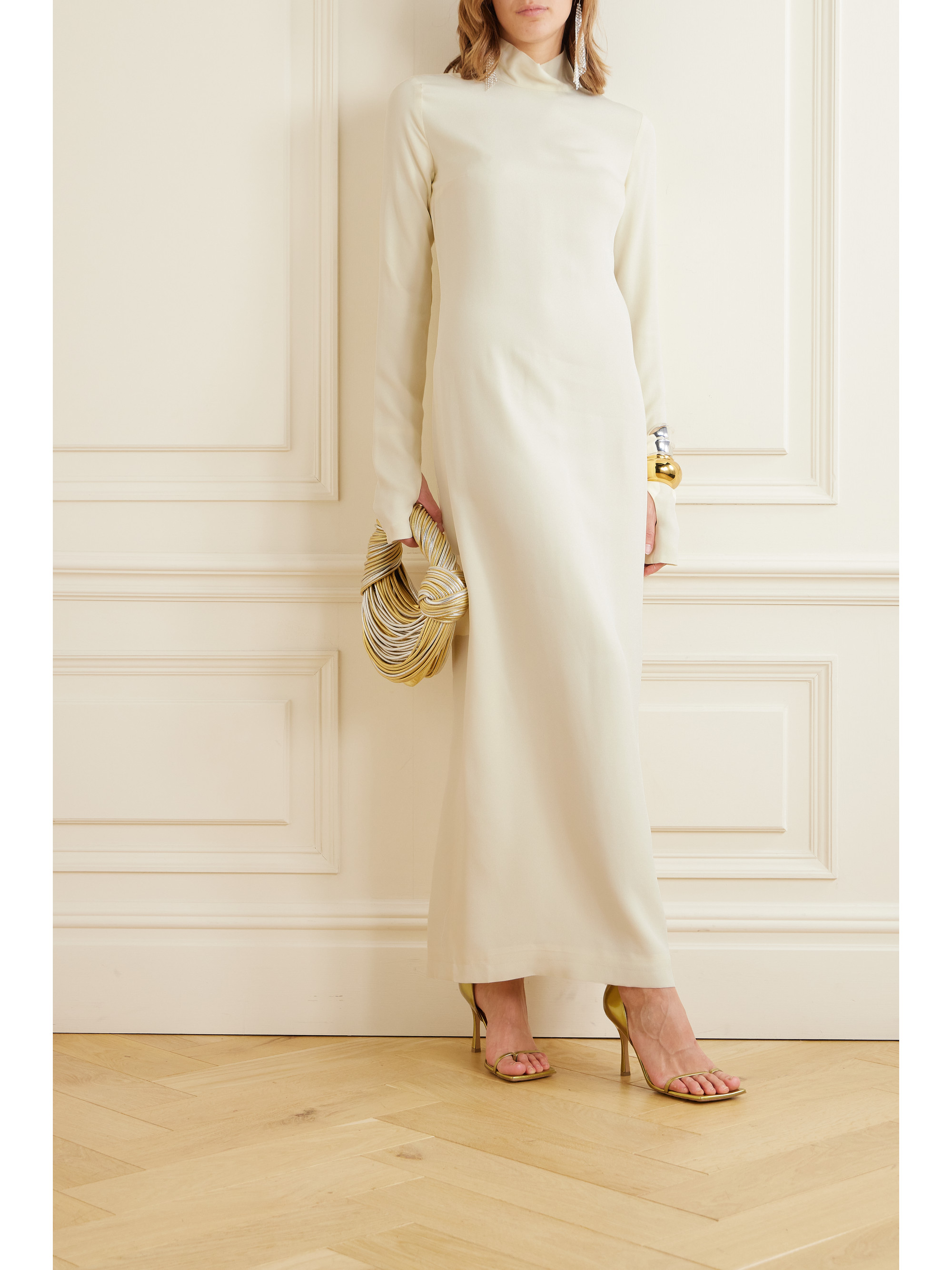 Taller Marmo Swanson crepe maxi dress