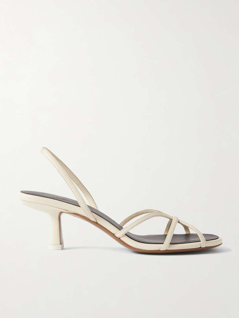 NEOUS Ibor Leather Slingback Sandals