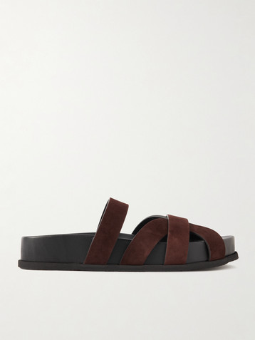 NEOUS Ibor suede slides