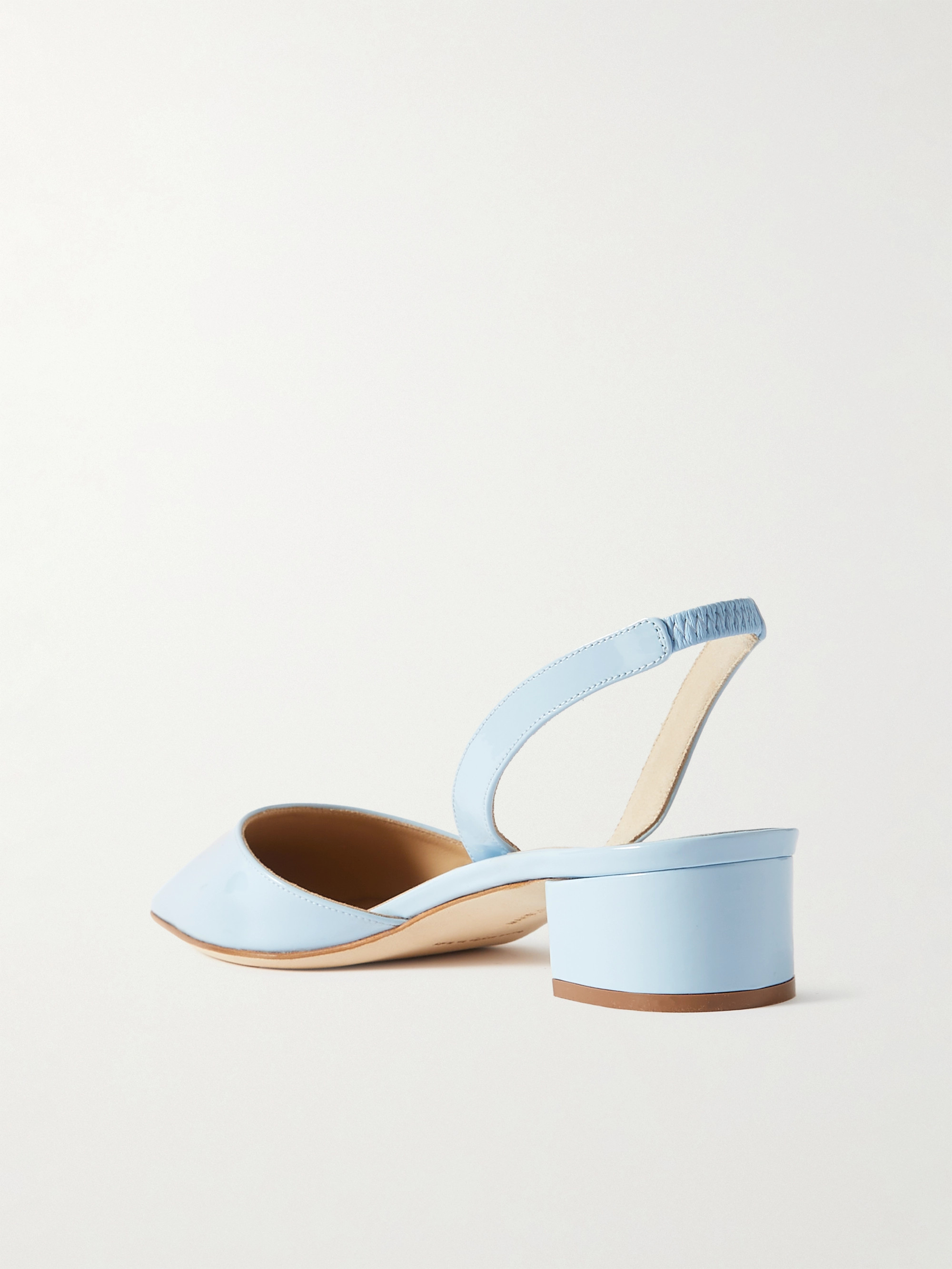 MANOLO BLAHNIK Aspro 30 patent-leather pumps thumbnail